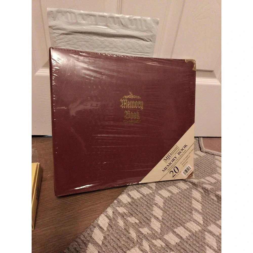 MJ Designs Home Memory Book Photo Album Refills D Ring Style 12x12 Sealed 20 Pg